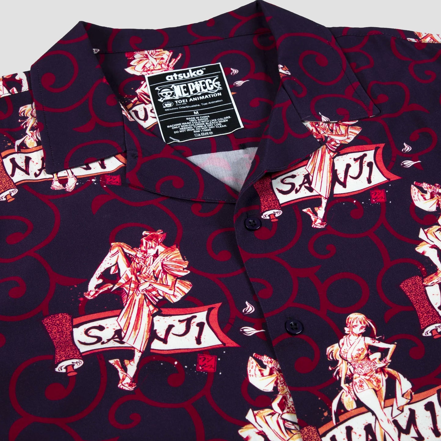 Load image into Gallery viewer, One Piece Icons (One Piece) Button-Up Shirt by Atsuko
