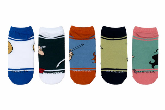 One Piece Straw Hat Crew Anime Low-Cut Socks