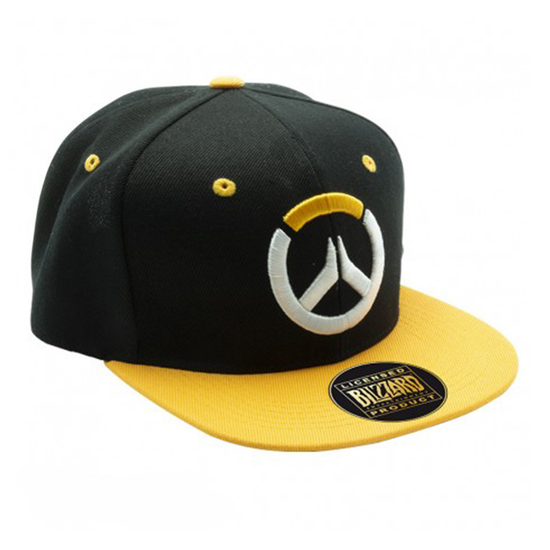 Overwatch Embroidered Badge Flat Bill Snapback Hat