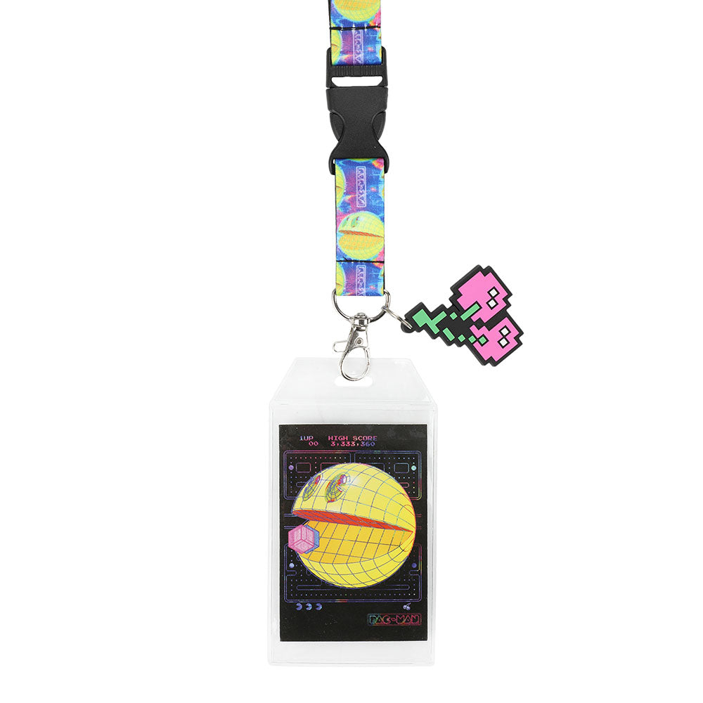 Pac Man 8bit Cherry Breakaway Lanyard