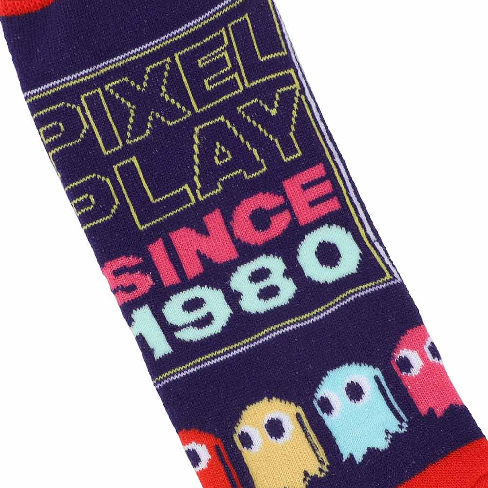 Pac-Man Retro Video Game 5 Pair Ankle Sock Set