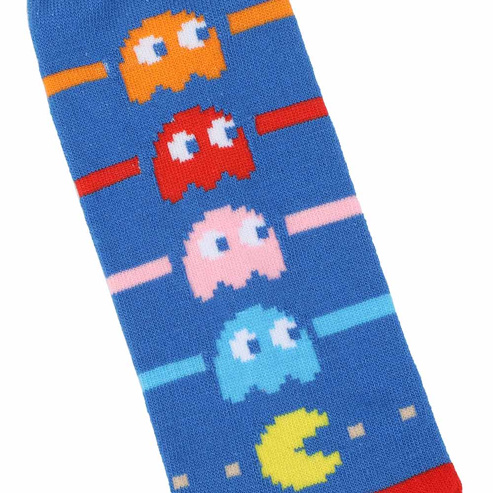 Pac-Man Retro Video Game 5 Pair Ankle Sock Set