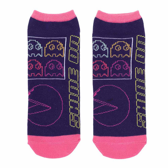 Pac-Man Retro Video Game 5 Pair Ankle Sock Set