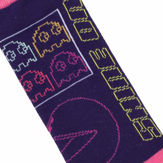 Pac-Man Retro Video Game 5 Pair Ankle Sock Set