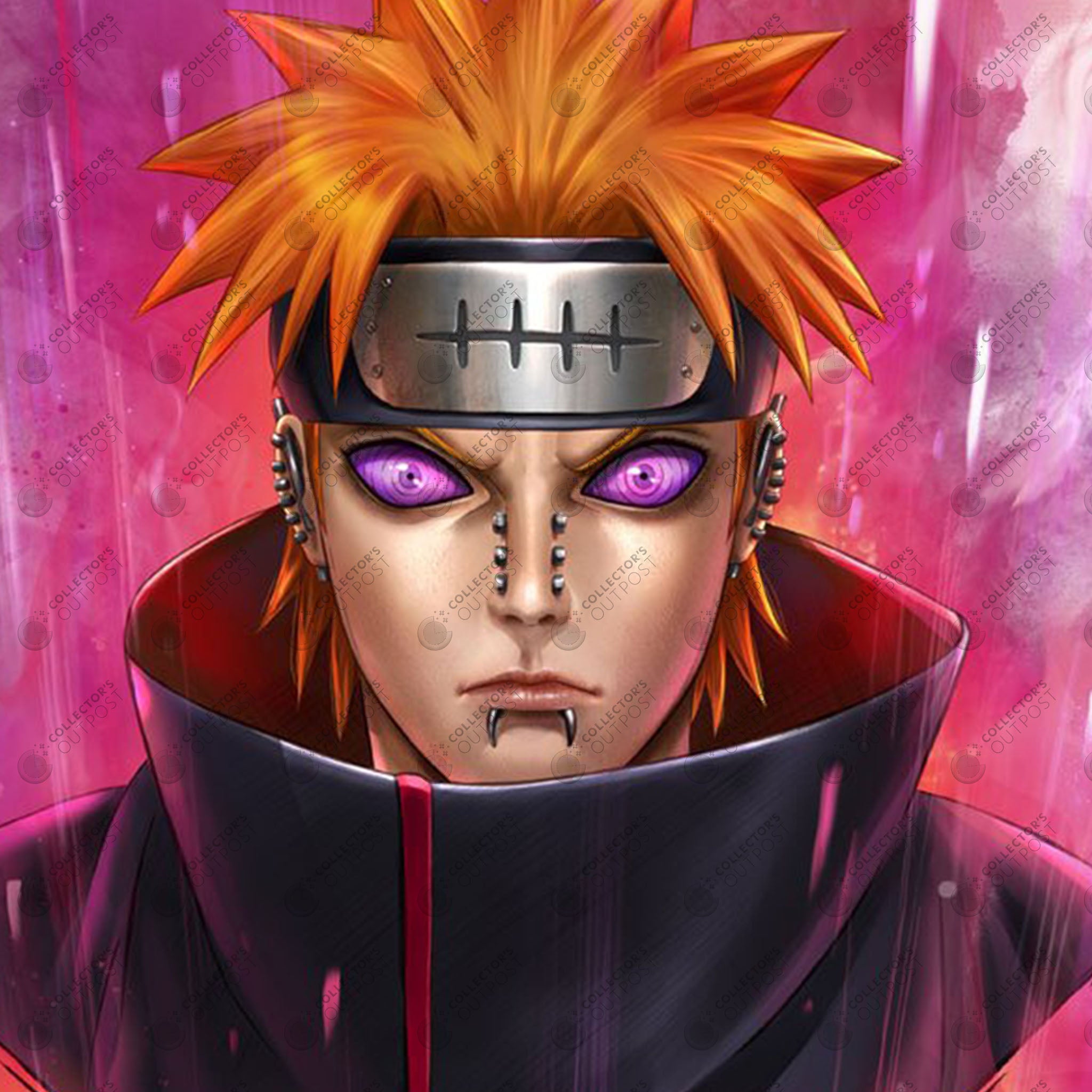 Pain (Naruto Shippuden) Legacy Portrait Art Print – Collector's Outpost