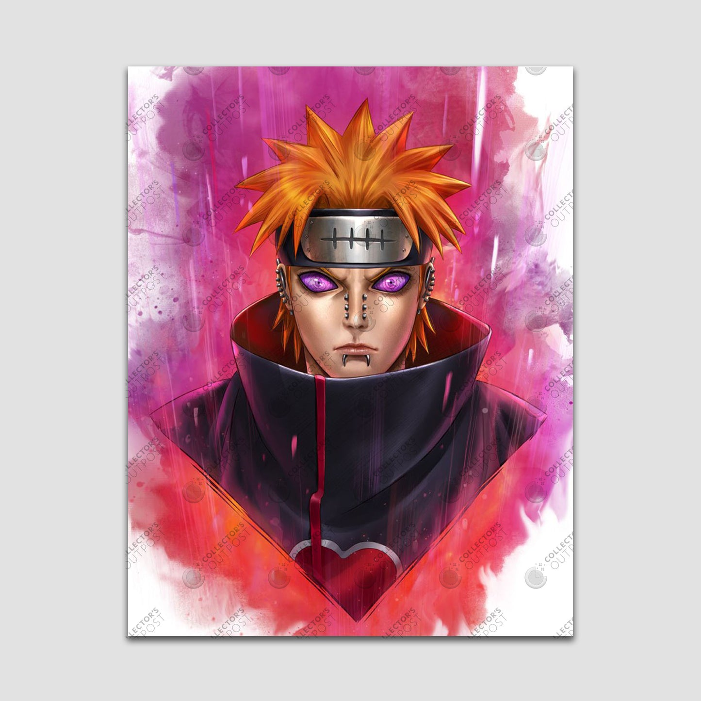 prompthunt: highly detailed painting of pain from naruto shippuden