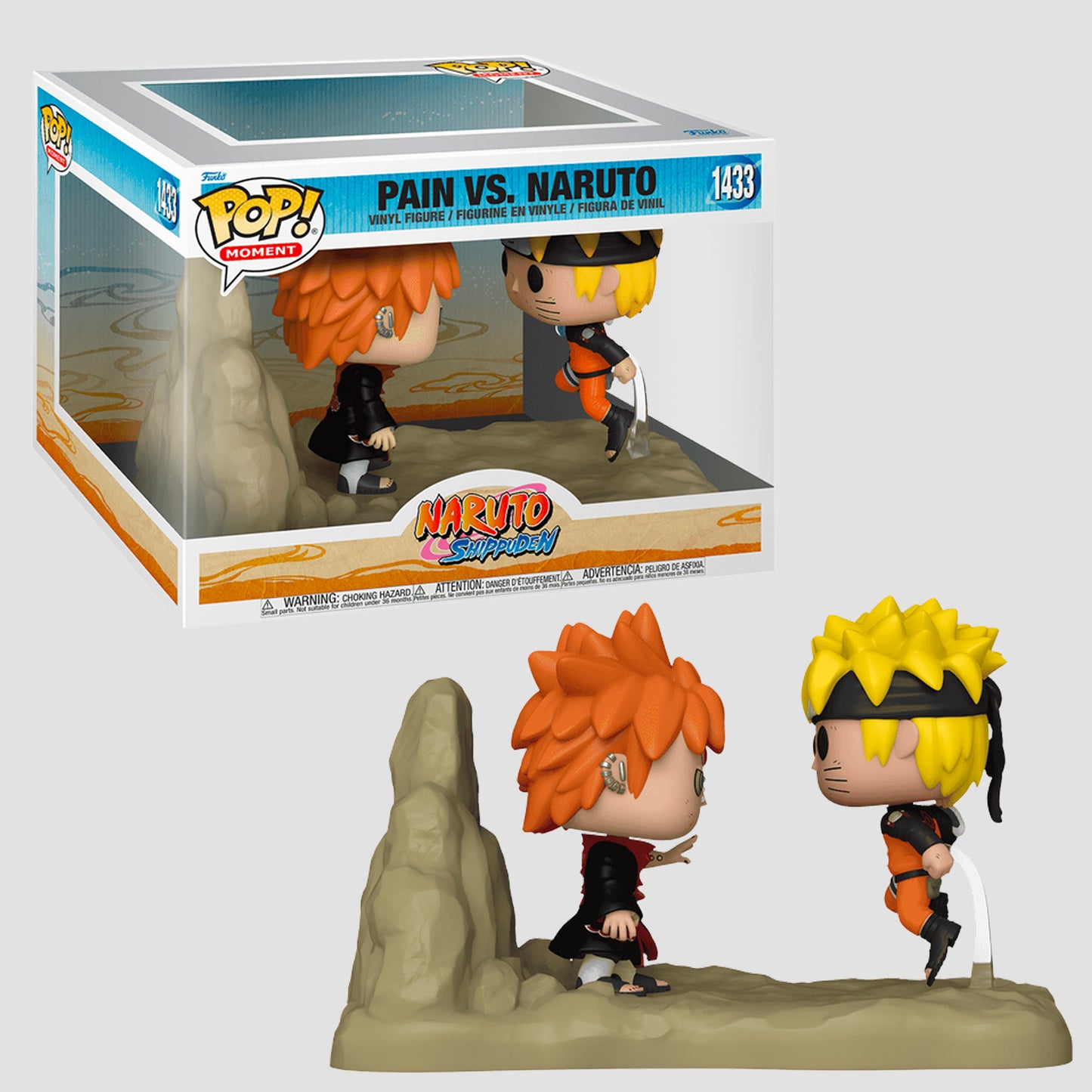Pain Vs. Naruto (Naruto Shippuden) Funko Pop! Moment – Collector's