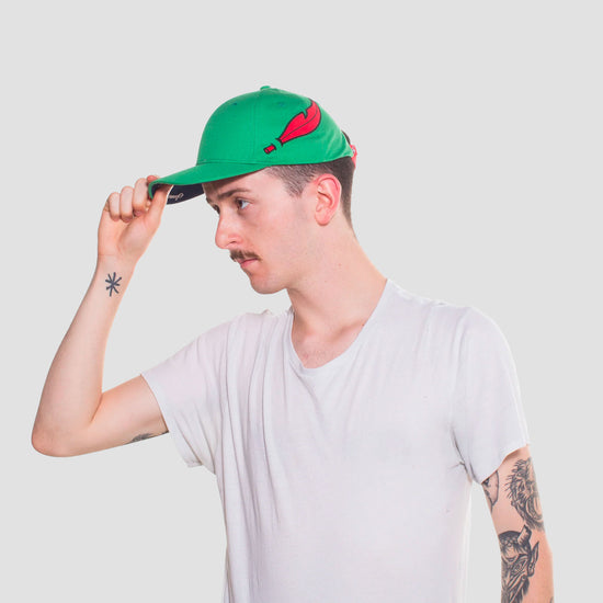 Peter Pan (Disney) Embroidered Feather Hat by Cakeworthy