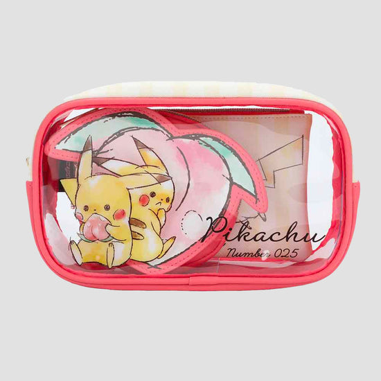 Pokemon Pikachu & Berries 3 Piece Travel Cosmetic Pouch Set