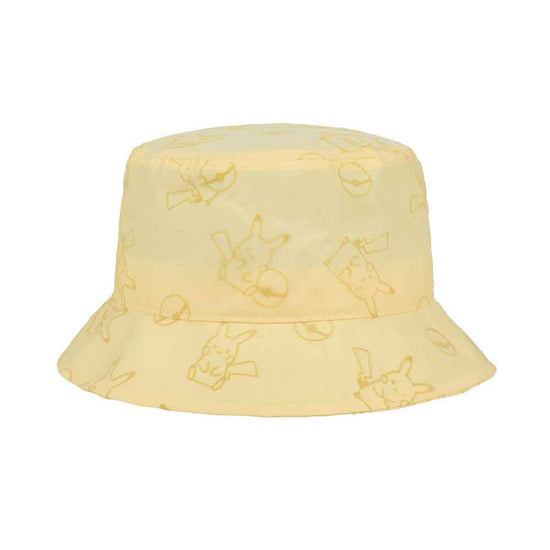 Pikachu Flocked Pokemon Bucket Hat
