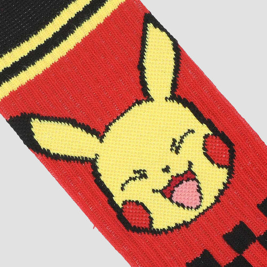 Pikachu (Pokemon) Character Crew Socks