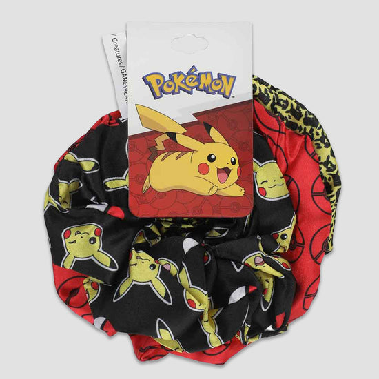 Pikachu (Pokemon) Scrunchies Set