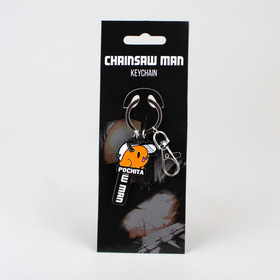 Pochita Chainsaw Man Multi-Charm Enamel Keychain