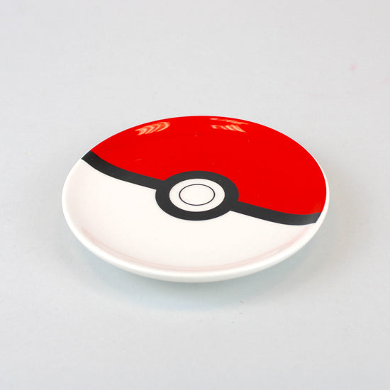 Pokemon Poke Ball Ceramic Spoon Rest Trinket Dish Tray
