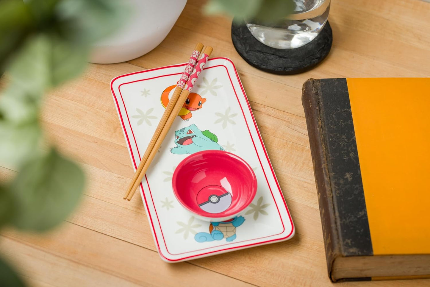 Pokemon Ceramic Sushi Plate Set