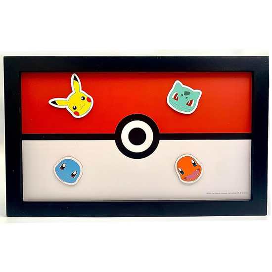 Pokemon Framed Magnetic Memo Board Wall Sign