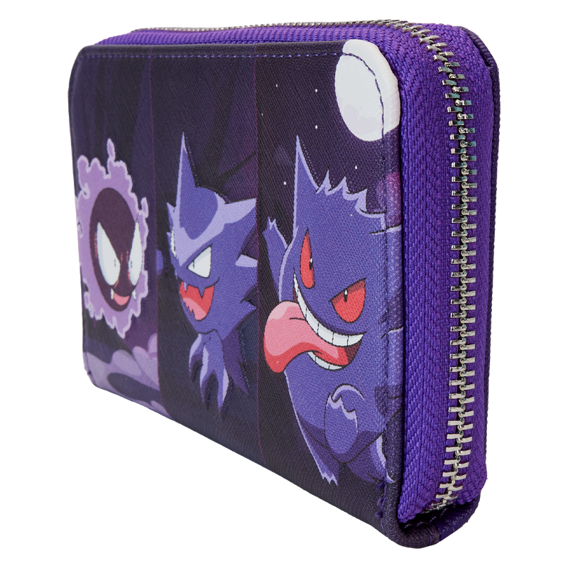 Pokemon Gengar Evolution Zip Around Wallet by LoungeFly