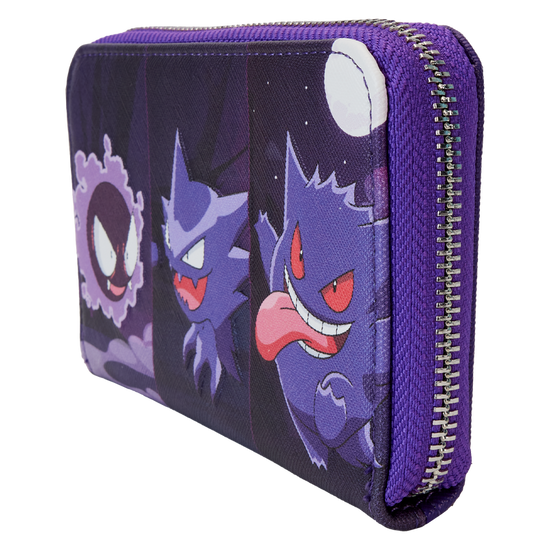 Pokemon Gengar Evolution Zip Around Wallet by LoungeFly