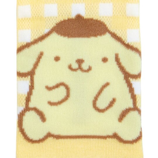 Pompompurin Gingham Sanrio Women's Ankle Socks