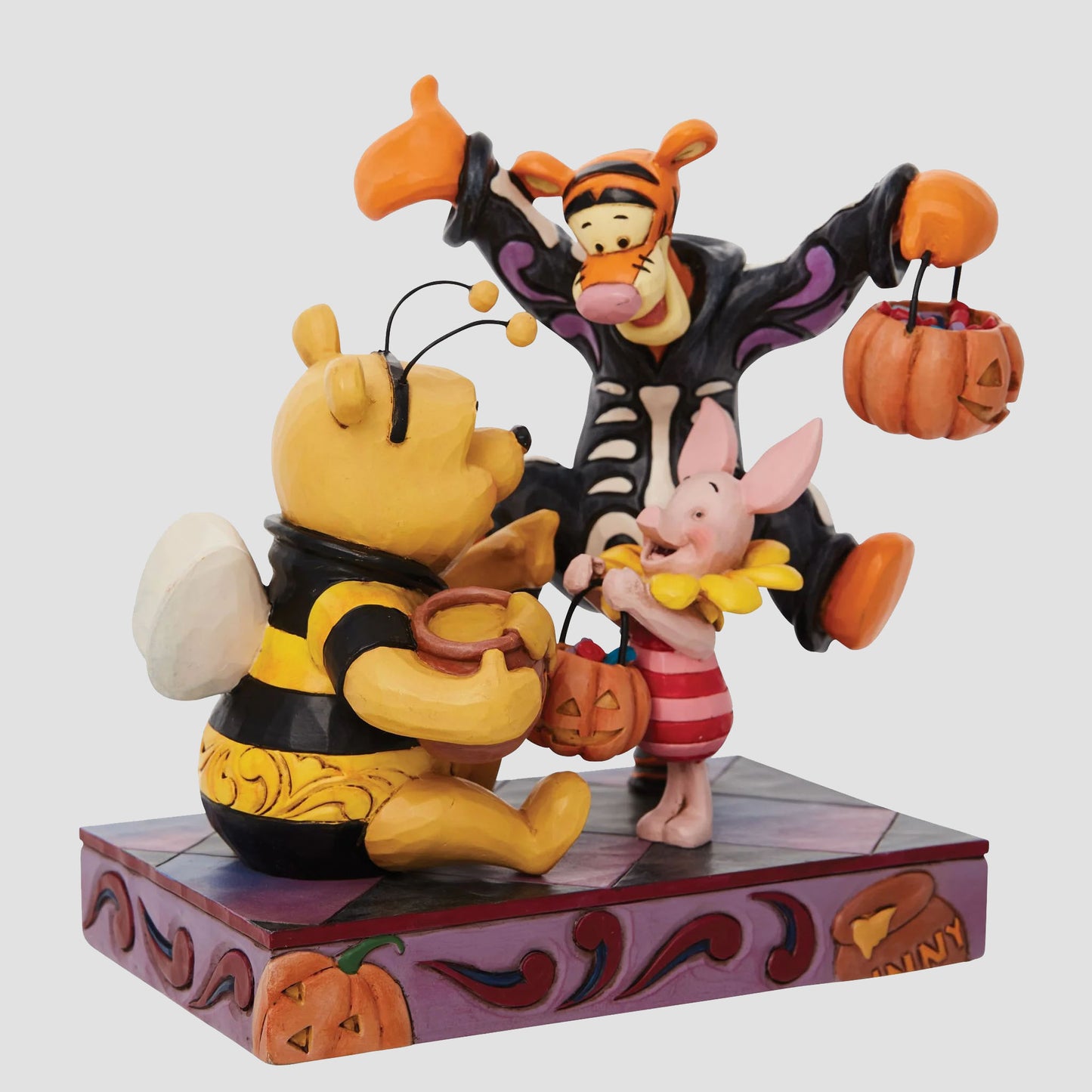 Pooh, Piglet, & Tigger "A Spook-tacular Halloween" (Winnie the Pooh) Jim Shore Disney Traditions Statue