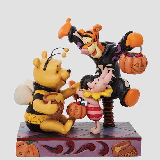 Pooh, Piglet, & Tigger "A Spook-tacular Halloween" (Winnie the Pooh) Jim Shore Disney Traditions Statue