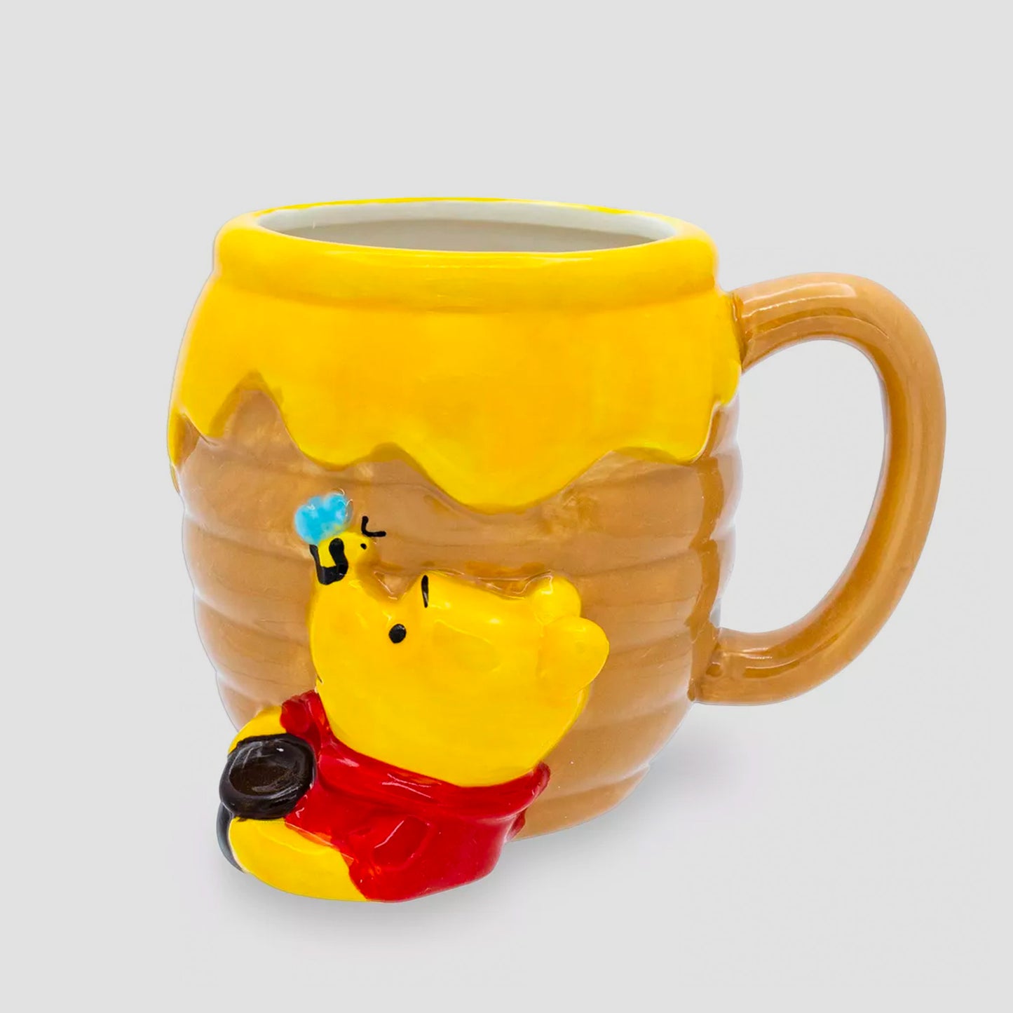 Pooh with Hunny (Winnie the Pooh) Disney Sculpted Ceramic Mug