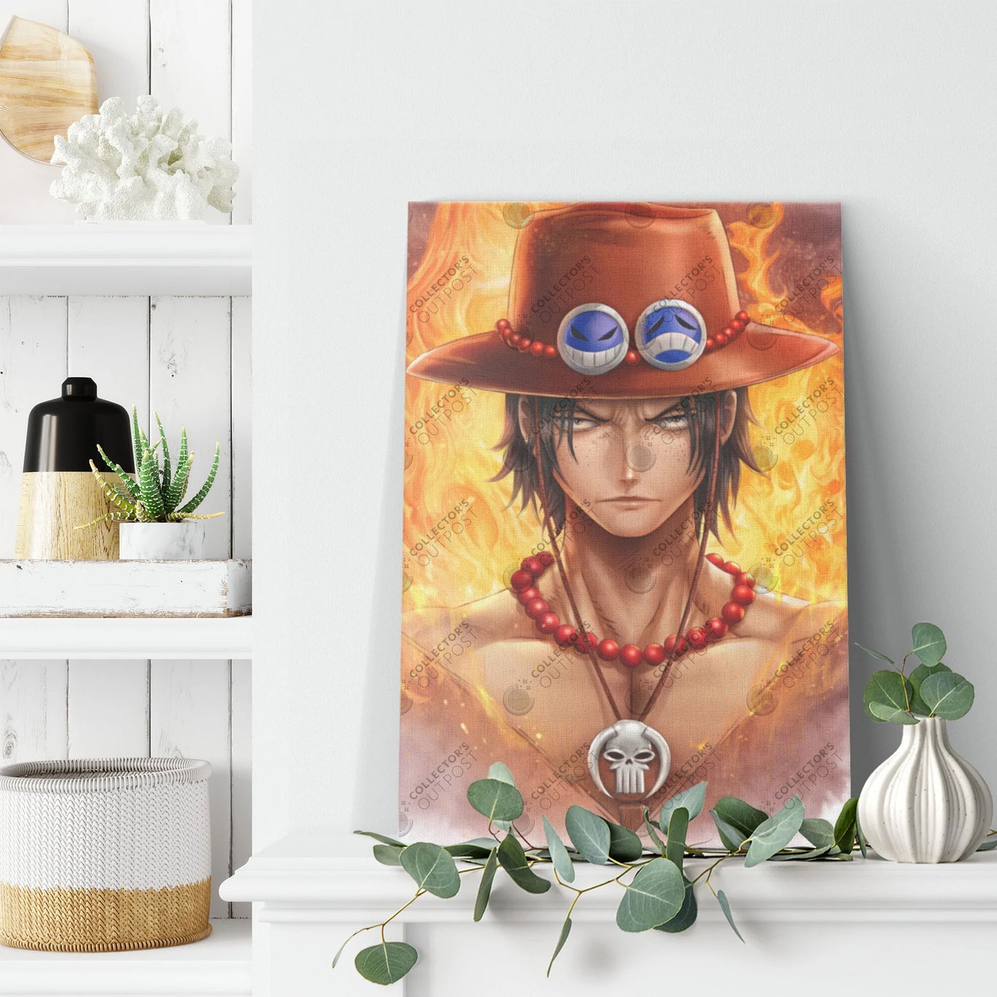 Portgas D. Ace "Fire Pirate" (One Piece) Legacy Portrait Art Print