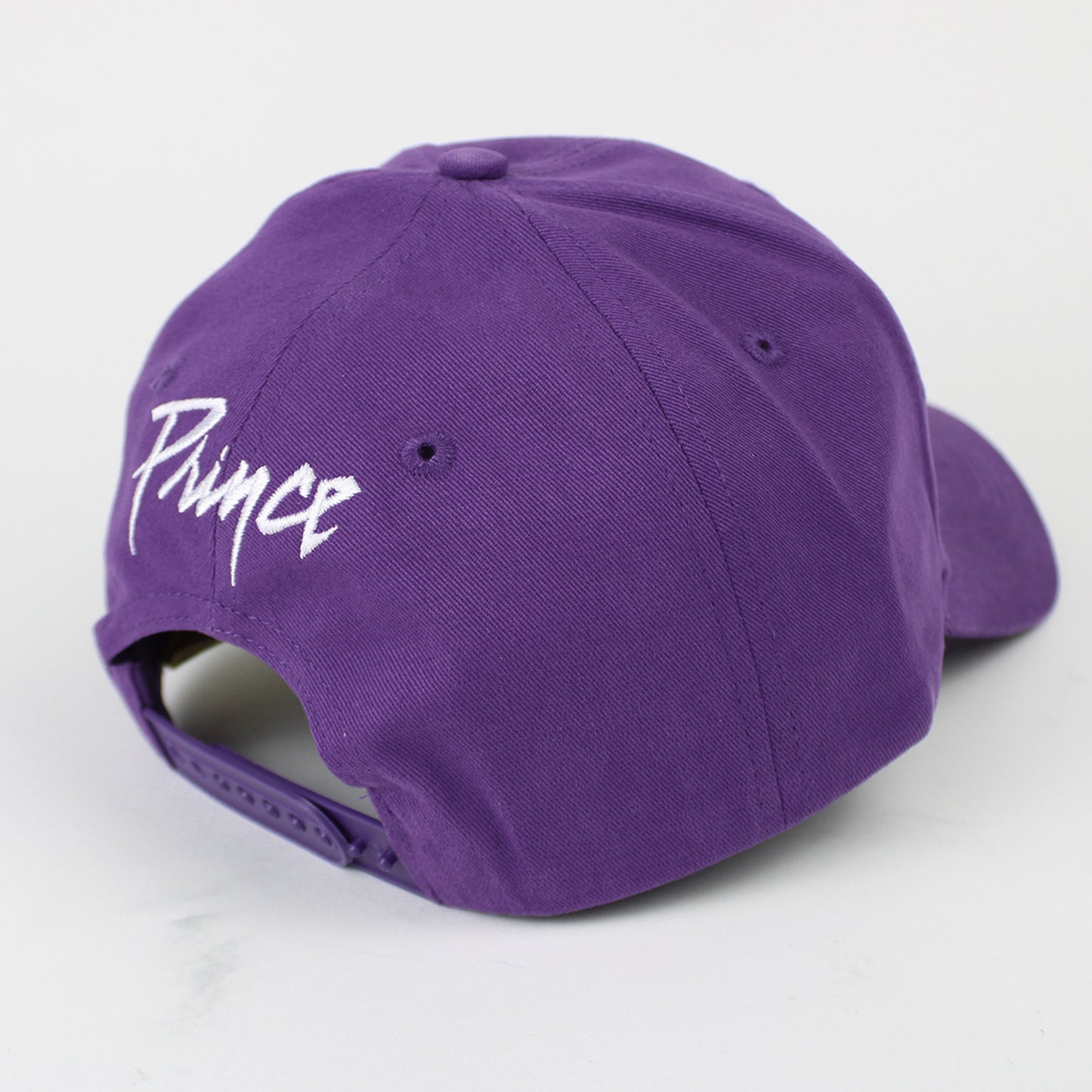 Prince Embroidered White Symbol Snapback Hat