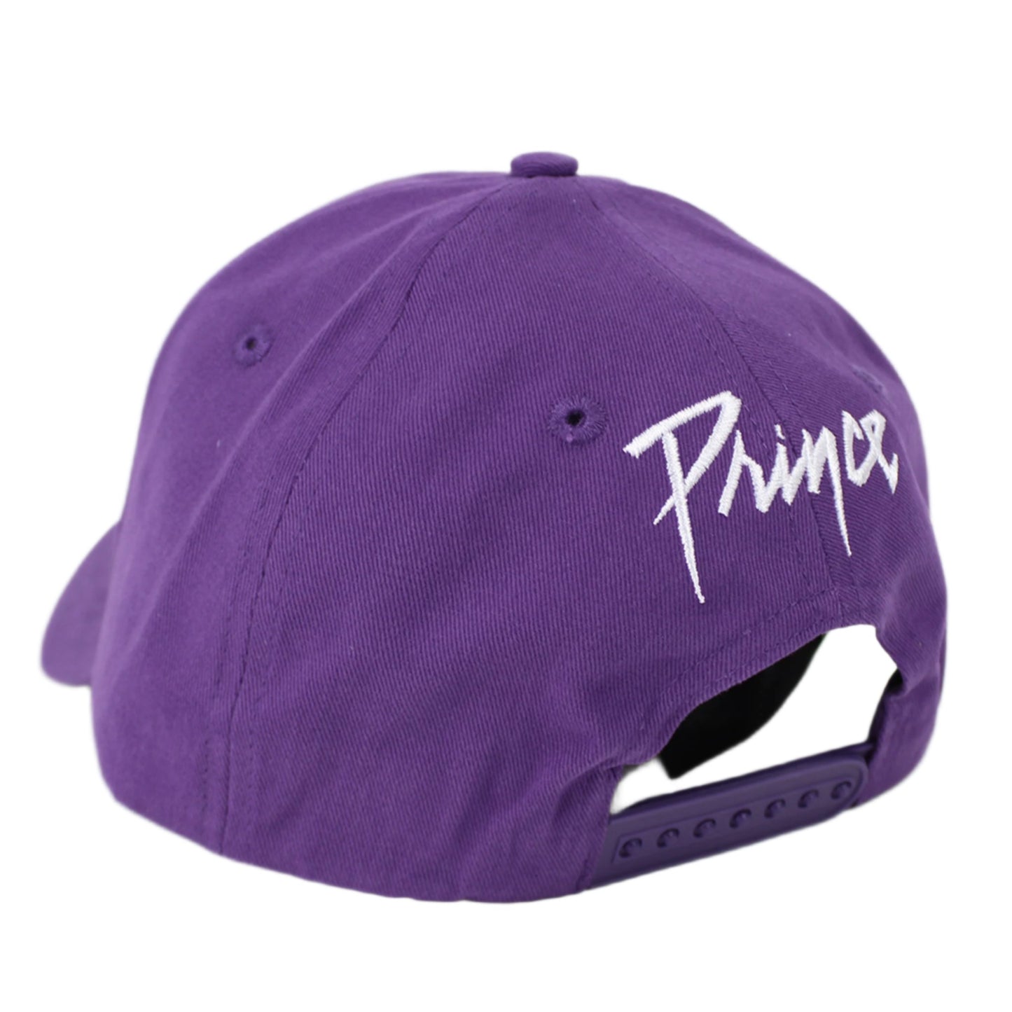 Prince Embroidered White Symbol Snapback Hat