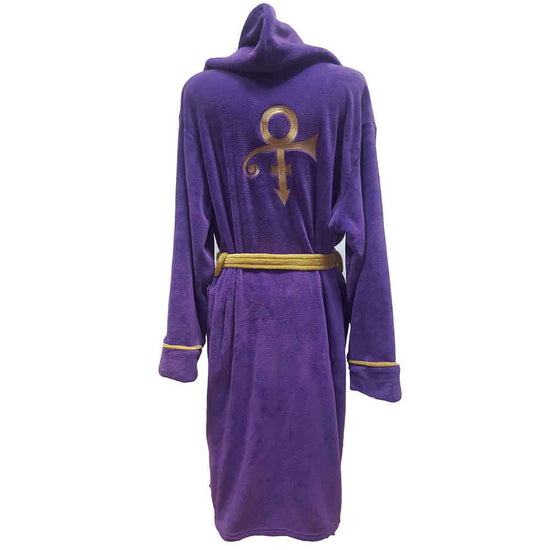 Prince Purple & Gold Symbol Plush Robe