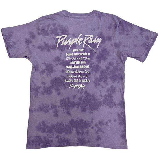 Prince Purple Rain Tie-Dye Classic Rock T-Shirt