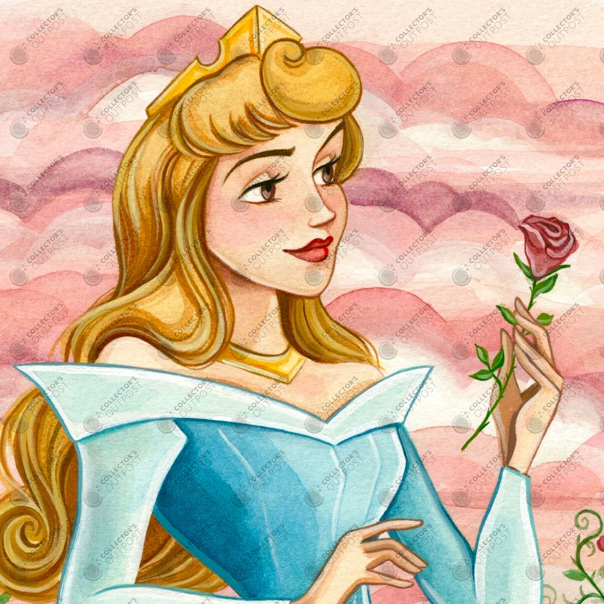 Princess Aurora (Sleeping Beauty) Disney Watercolor Art Print ...