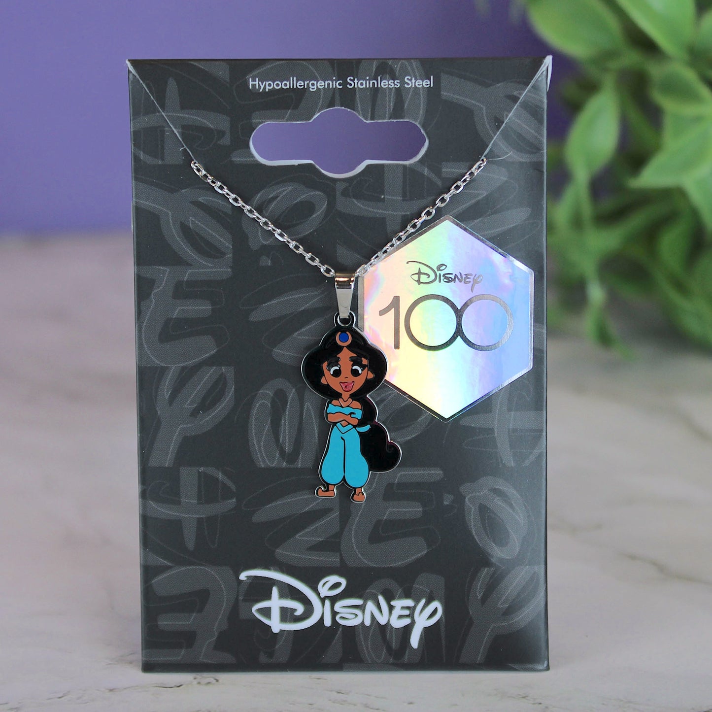 Princess Jasmine (Aladdin) Disney 100 Enamel Necklace