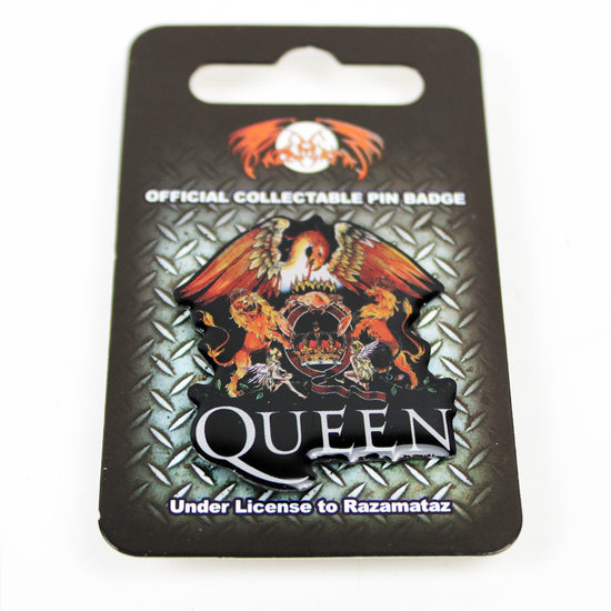 Queen Crest Logo Enamel Pin