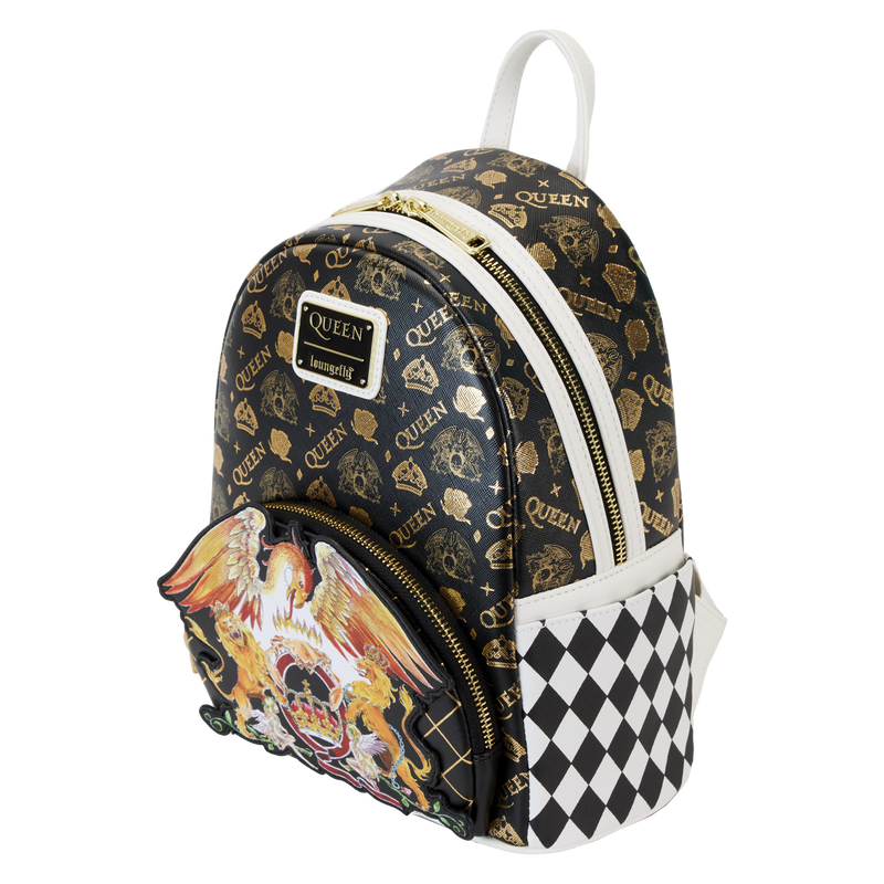 Queen Shield Crest Mini Backpack by Loungefly