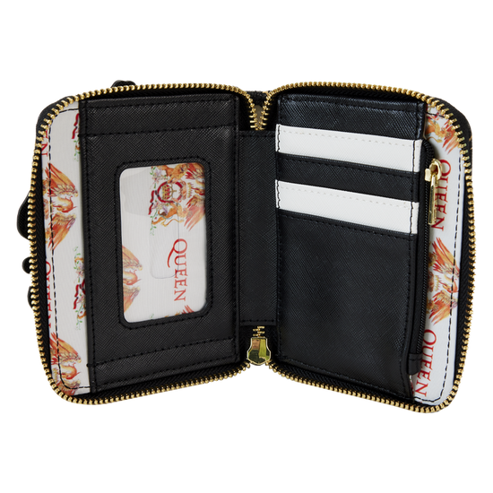 Queen Shield Crest Zip Around Wallet by LoungeFly