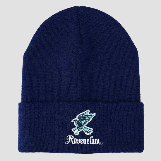 Ravenclaw Crest (Harry Potter) Embroidered Blue Beanie Hat