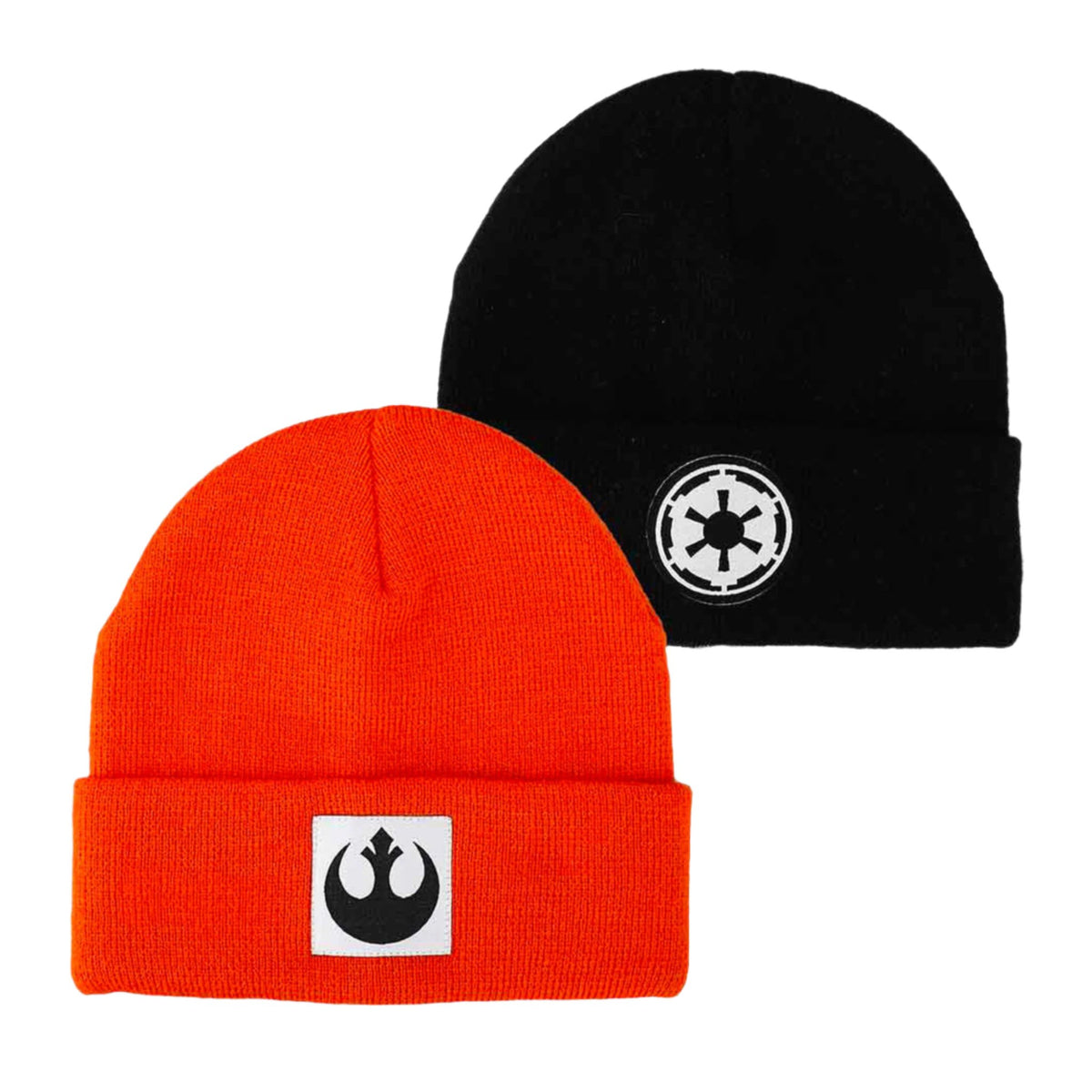 Rebel Alliance & Galactic Empire (Star Wars) Patch Beanie Set ...