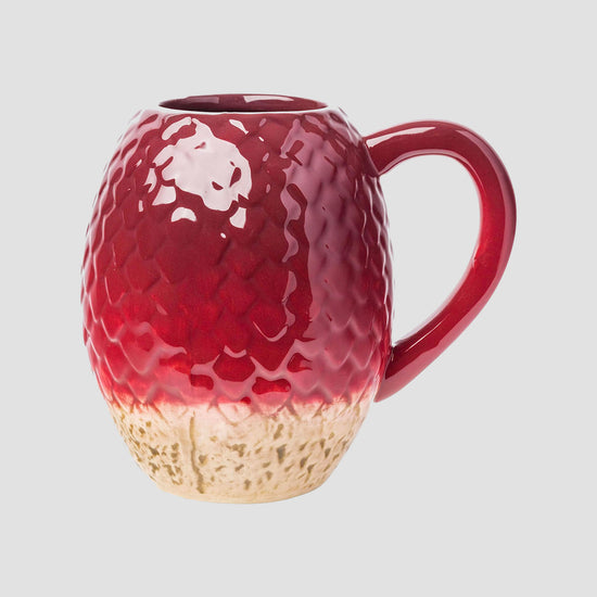 Red Dragon Egg Game of Thrones 20 oz. Sculpted Ceramic Mug