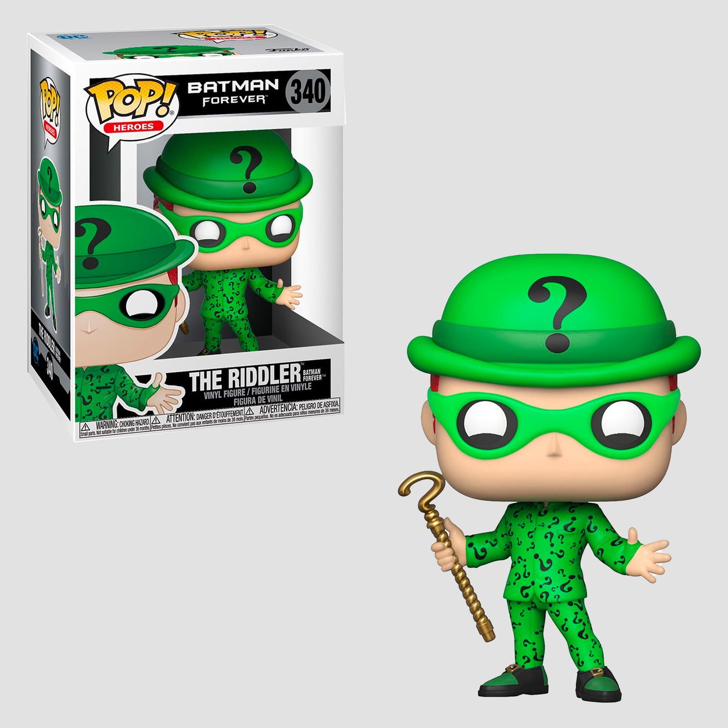 Load image into Gallery viewer, Riddler (DC Comics) Batman Forever Funko Pop!
