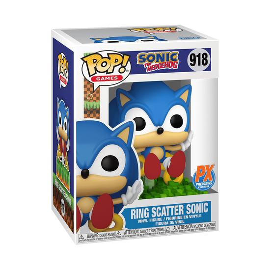 Ring Scatter Sonic Funko Pop! PX Previews Exclusive