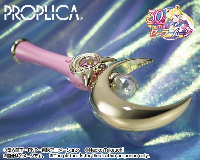 Sailor Moon 30th Anniversary 1:1 Moon Stick Proplica