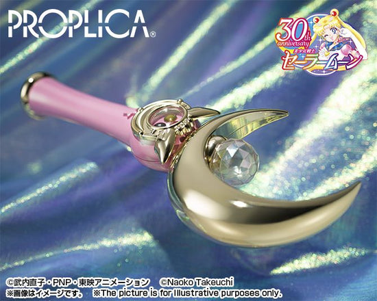 Sailor Moon 30th Anniversary 1:1 Moon Stick Proplica