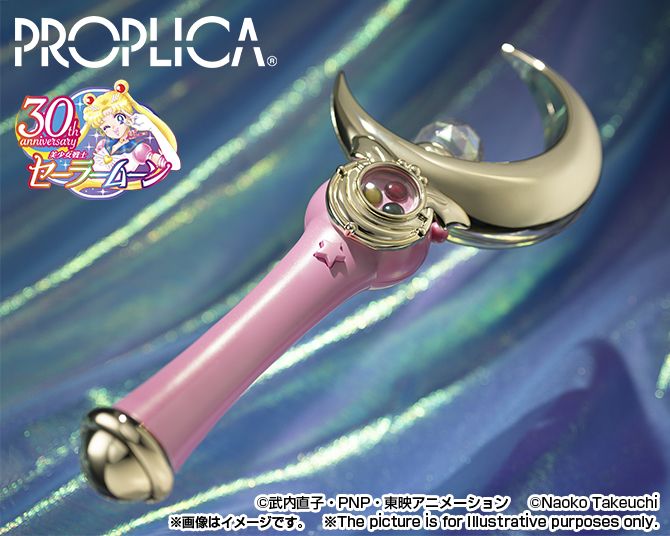 Sailor Moon 30th Anniversary 1:1 Moon Stick Proplica