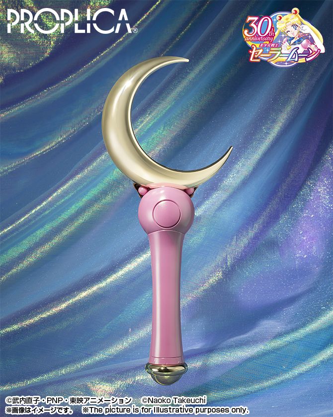 Sailor Moon 30th Anniversary 1:1 Moon Stick Proplica