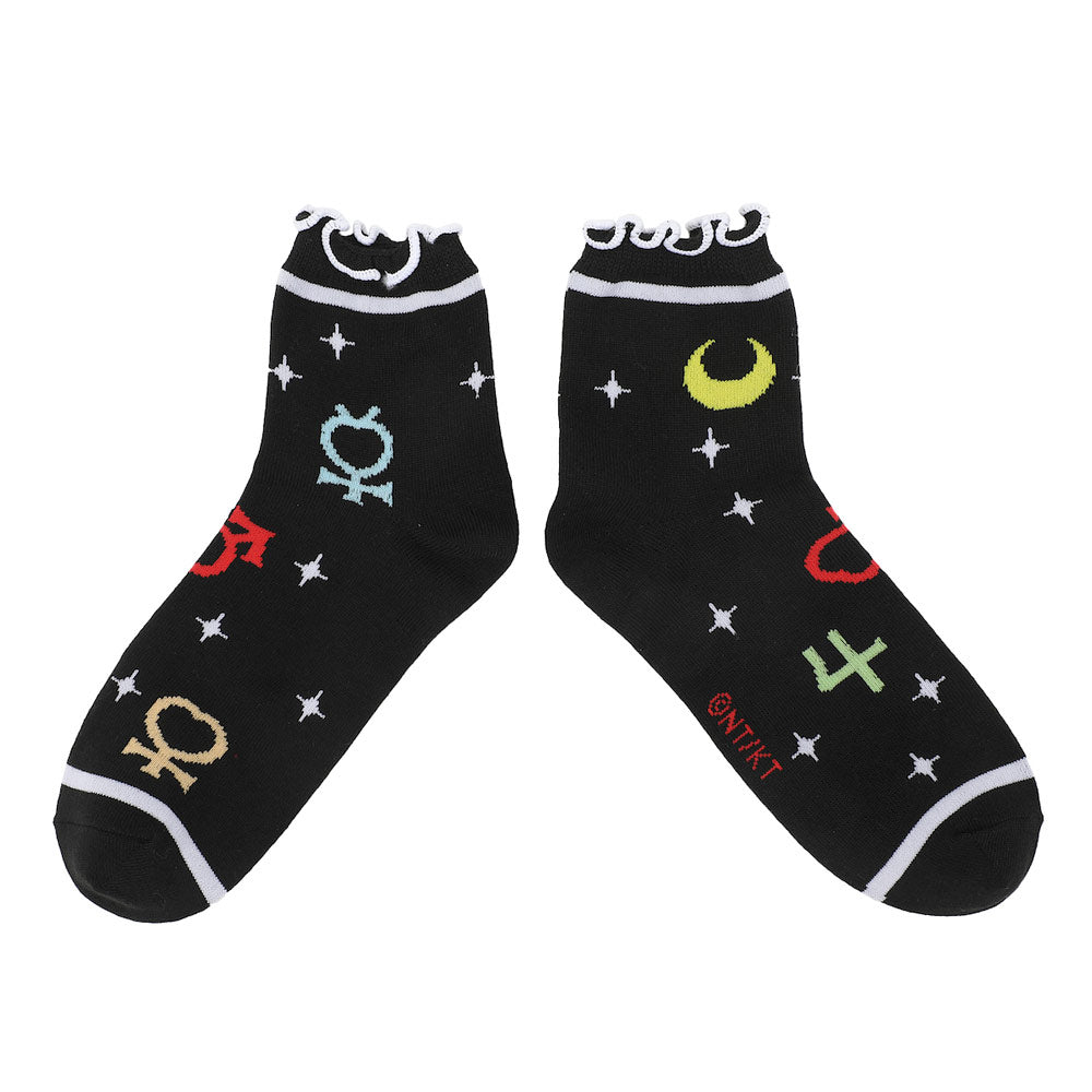 Sailor Moon Crystal 3-Pack Women's Quarter Crew Socks