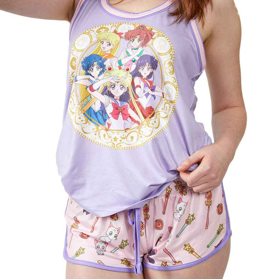 Sailor Moon Crystal Tank Top and Shorts Sleep Set