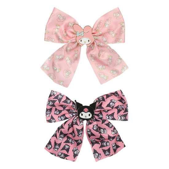 Sanrio My Melody & Kuromi Hair Bow Clip Set