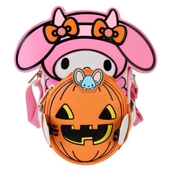 Sanrio My Melody Pumpkin Crossbody Bag with Coin Pouch by Loungefly