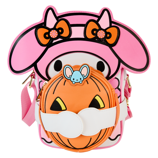 Sanrio My Melody Pumpkin Crossbody Bag with Coin Pouch by Loungefly